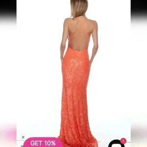 Camille la vie sequin neon dress